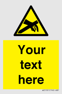 WE5181: Custom Anti-Static Warning Sign