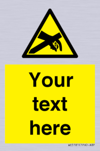WE5181: Custom Anti-Static Warning Sign