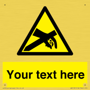 WE5181: Custom Anti-Static Warning Sign