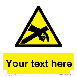 WE5181: Custom Anti-Static Warning Sign