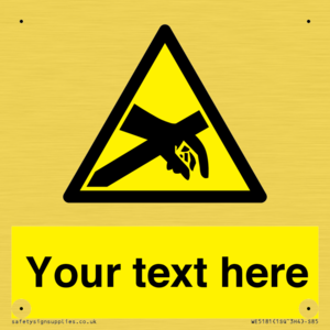 WE5181: Custom Anti-Static Warning Sign