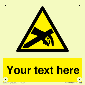 WE5181: Custom Anti-Static Warning Sign