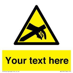 WE5181: Custom Anti-Static Warning Sign