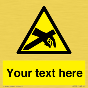 WE5181: Custom Anti-Static Warning Sign