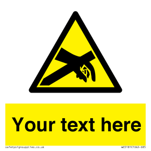 WE5181: Custom Anti-Static Warning Sign
