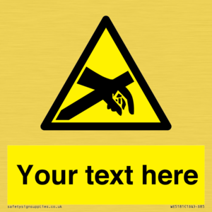 WE5181: Custom Anti-Static Warning Sign