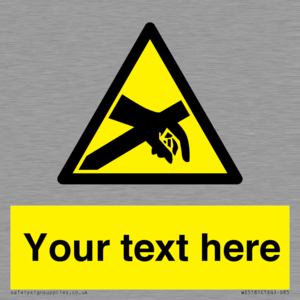 WE5181: Custom Anti-Static Warning Sign