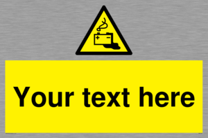 WE5183: Custom Battery Charging Sign