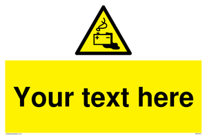 WE5183: Custom Battery Charging Sign