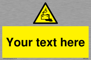 WE5183: Custom Battery Charging Sign