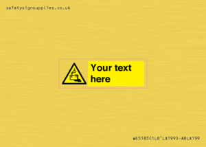 WE5183: Custom Battery Charging Sign