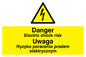 WE5370: Polish / English - Danger Electric shock risk