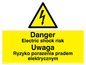 WE5370: Polish / English - Danger Electric shock risk