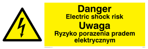WE5370: Polish / English - Danger Electric shock risk