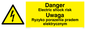 WE5370: Polish / English - Danger Electric shock risk