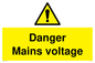 WE5446: Danger Mains voltage