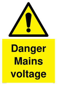 WE5446: Danger Mains voltage