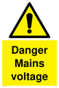WE5446: Danger Mains voltage