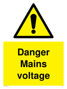 WE5446: Danger Mains voltage