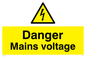 WE5446: Danger Mains voltage