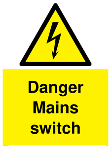 WE5470: Danger Mains switch