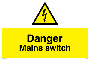 WE5470: Danger Mains switch