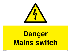 WE5470: Danger Mains switch