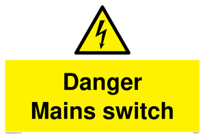 WE5470: Danger Mains switch