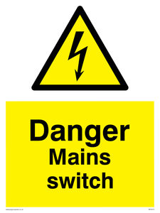 WE5470: Danger Mains switch