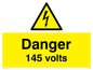 WE5480: Danger 145 volts