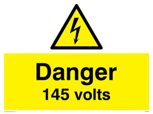 WE5480: Danger 145 volts