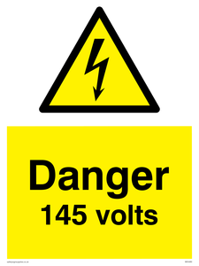 WE5480: Danger 145 volts