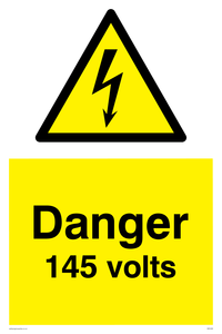 WE5480: Danger 145 volts