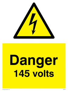 WE5480: Danger 145 volts