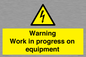 WE5792: Warning Work in progress on equipment