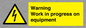 WE5792: Warning Work in progress on equipment