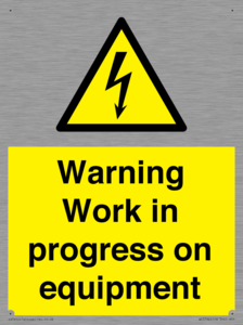 WE5792: Warning Work in progress on equipment