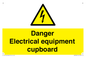 WE5842: Danger Electrical equipment cupboard