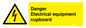 WE5842: Danger Electrical equipment cupboard