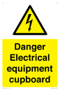 WE5842: Danger Electrical equipment cupboard