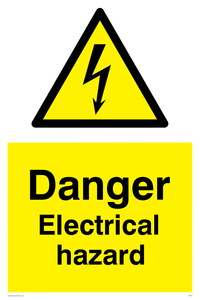 WE67: Danger Electrical Hazard