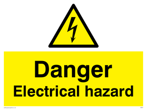 WE67: Danger Electrical Hazard