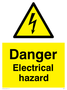 WE67: Danger Electrical Hazard
