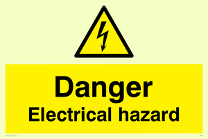 WE67: Danger Electrical Hazard