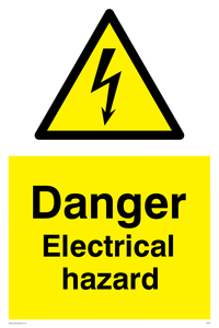 WE67: Danger Electrical Hazard
