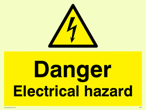 WE67: Danger Electrical Hazard