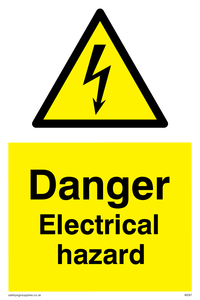 WE67: Danger Electrical Hazard