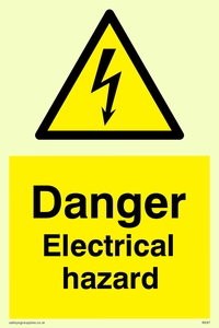 WE67: Danger Electrical Hazard
