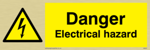 WE67: Danger Electrical Hazard