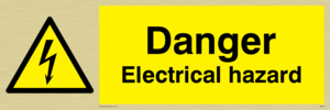 WE67: Danger Electrical Hazard